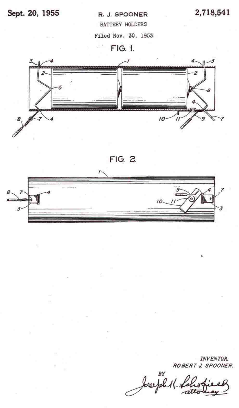 1953 Flashlight Patent